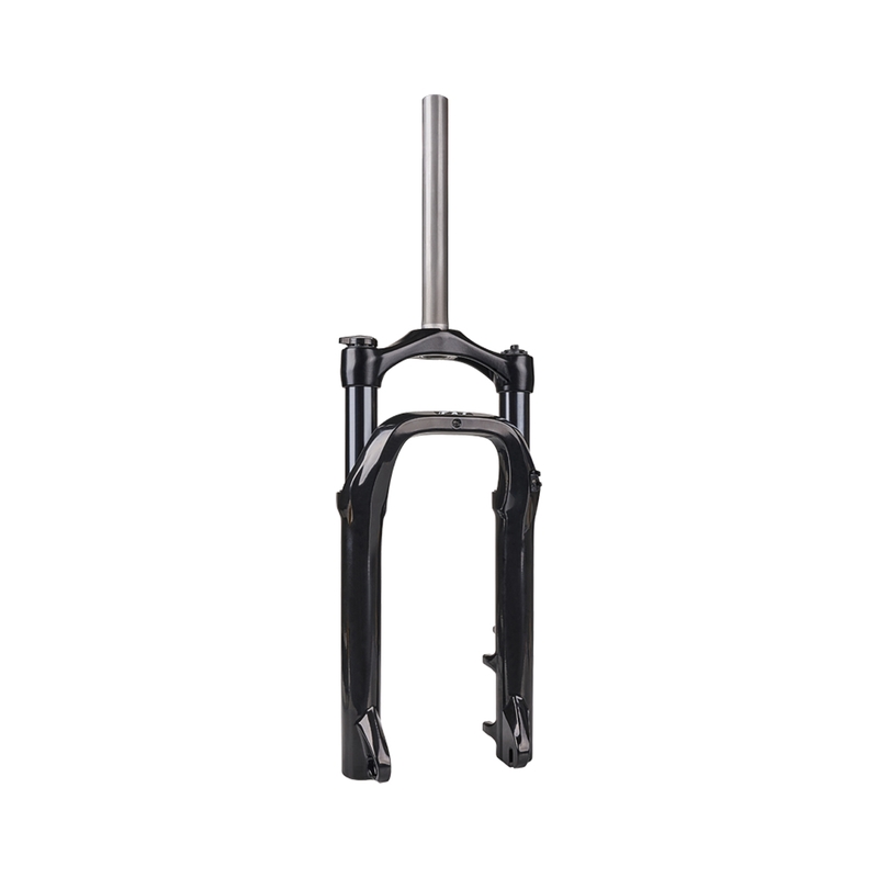 Forcella Ammortizzata 20'' Fat Bike Attacco Disco Head-set 1 1/8'' Nero