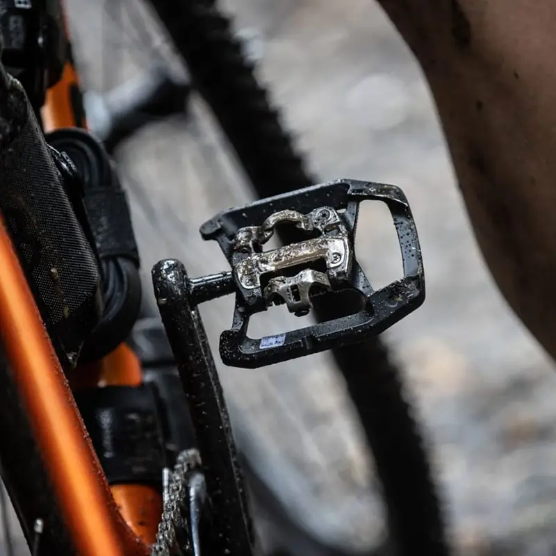 Pedali Bici Clipless/Flat Dualchoice MTB Nero Opaco #1