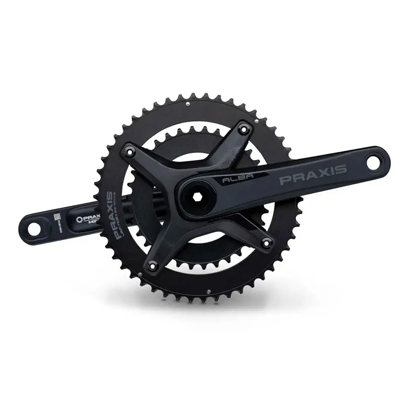 Guarnitura Strada Alba In Alluminio M30 170mm 36/52D LT2 10/11/12v Q147 - image