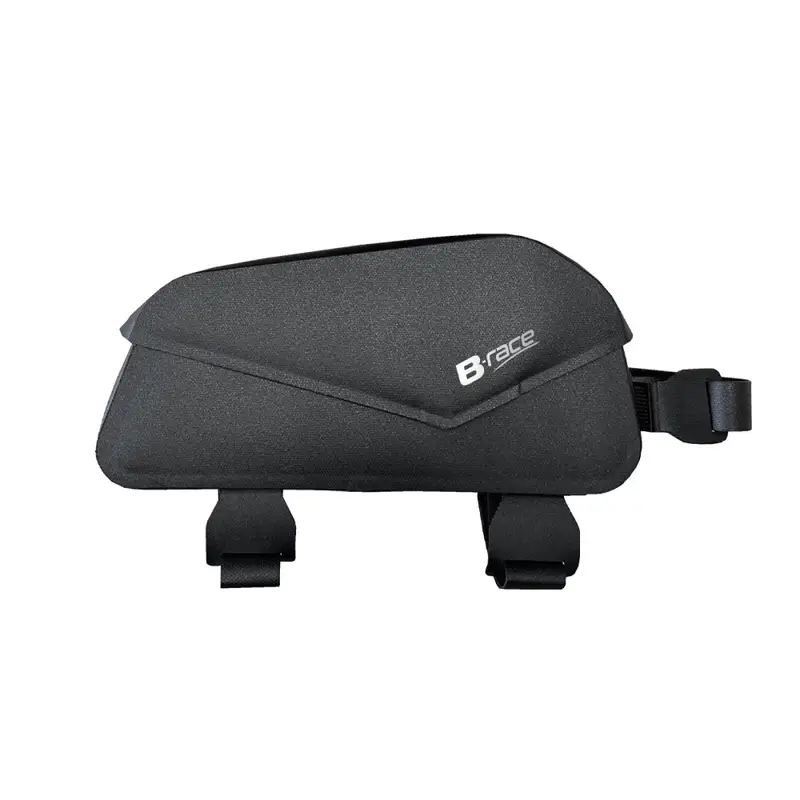 Bikepacking bag on the B-Race Top Tubbe frame with black magnetic closure - image