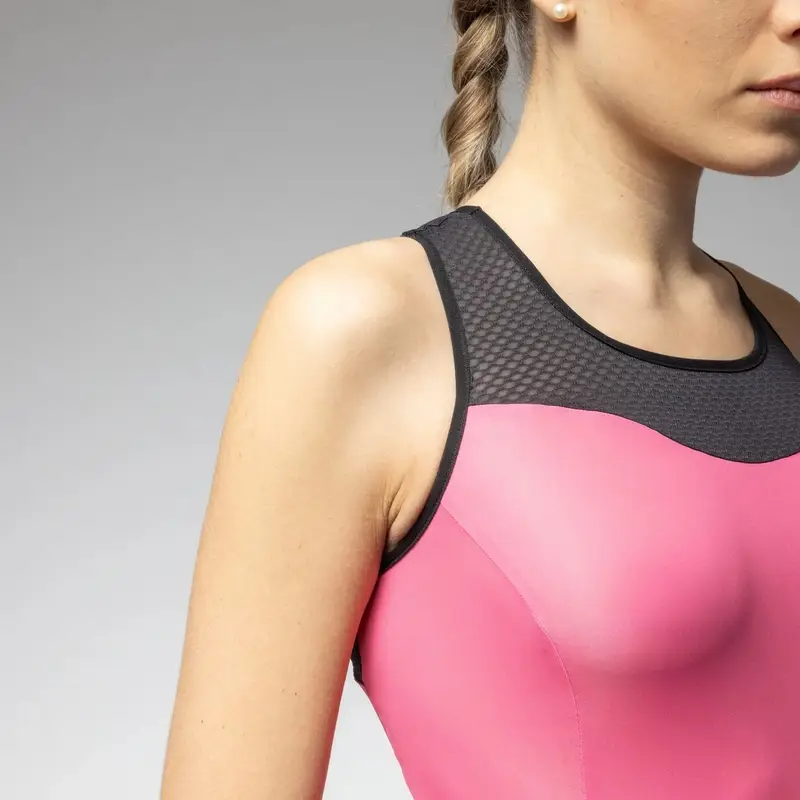 Frauentop Tank Top Color Block Pragma Flamingo Größe XL #3