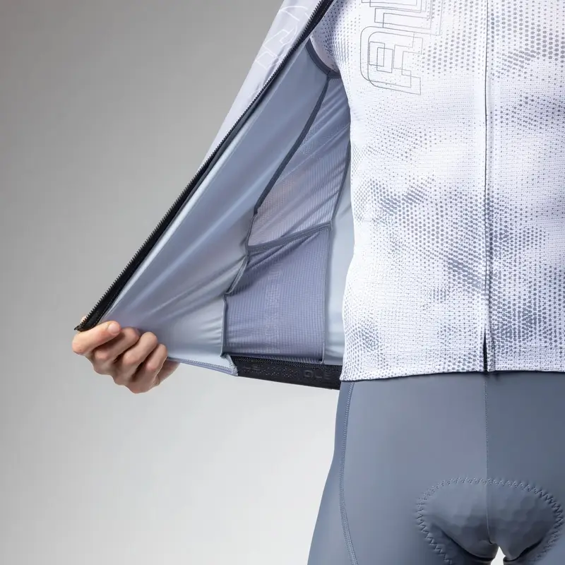 Windabweisende Weste Sauvage PR-E Silber Größe XL #4