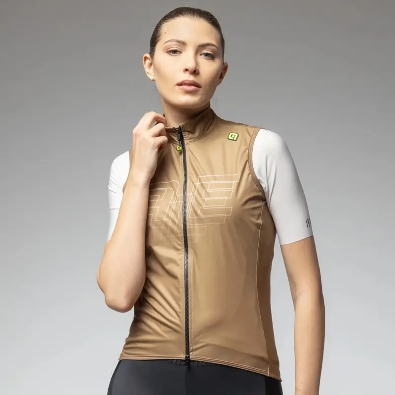 Damen Windbreaker Weste Sauvage PR-E Bronze Größe S - image