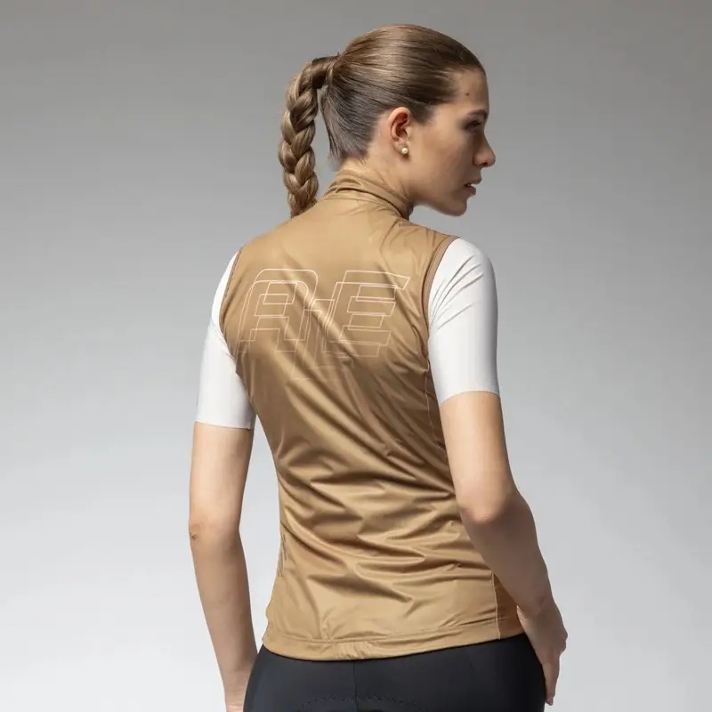 Damen Windbreaker Weste Sauvage PR-E Bronze Größe S #2