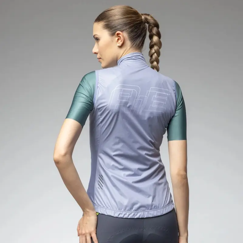 Women's Windproof Vest Sauvage PR-E Silver Size L #2