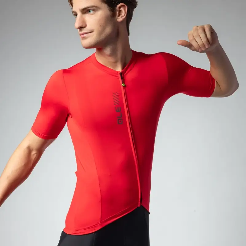 Maglia A Maniche Corte Color Block Pragma Rosso Taglia XXS #1