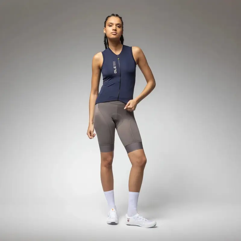 Camisola de Estrada Sem Mangas Mulher Color Block Pragma Azul Marinho Tamanho M #1