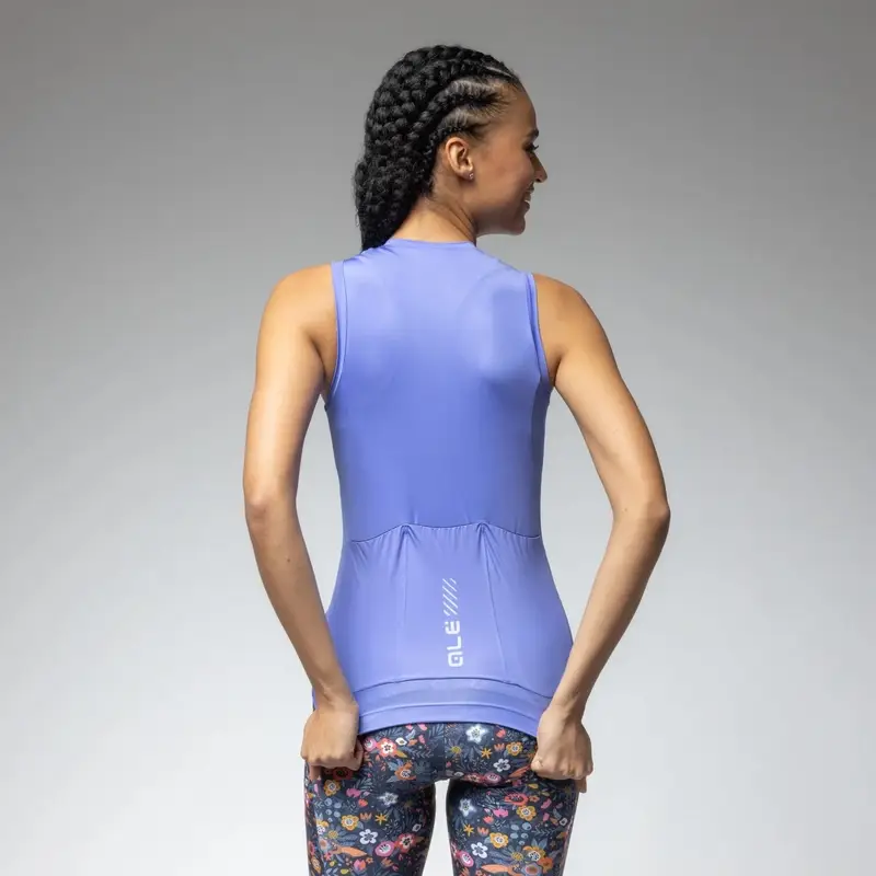 Women's Color Block Pragma Jacaranda Sleeveless Road Jersey Size M #2