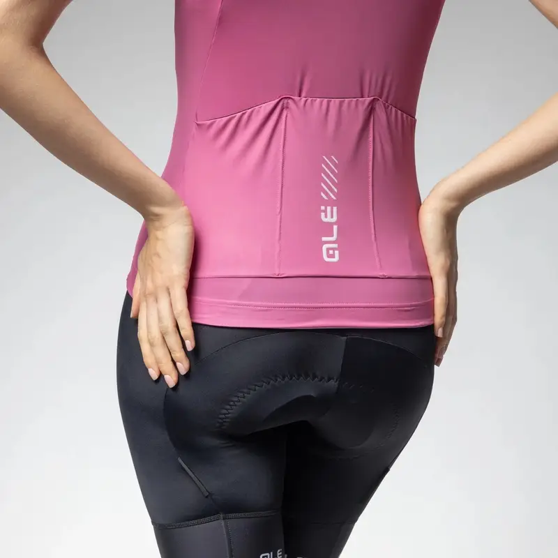 Maillot de Route Sans Manches Femme Color Block Pragma Blush Taille S #4