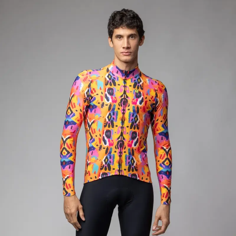 Jersey de manga larga edición especial Tribal Orange Size xxl - image