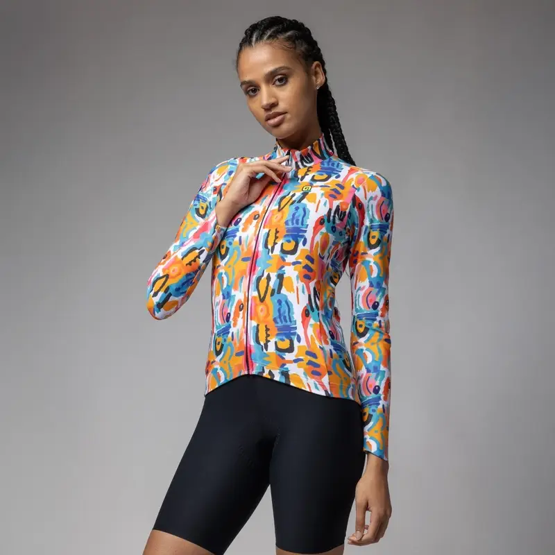 Long sleeve jersey tribal special edition woman white size xxs - image