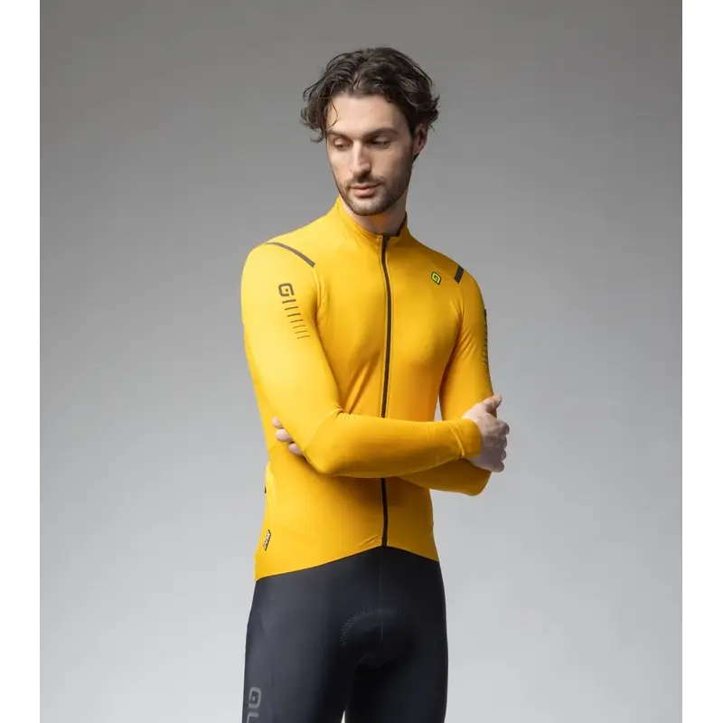 Long sleeve shirt Warm Race R-EV1 yellow size xxs - image