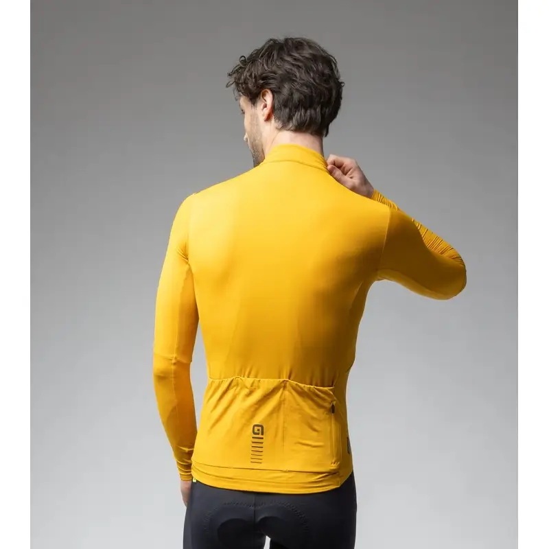 Camisa de manga larga carrera cálida r-ev1 tamaño amarillo xxxxxl #1