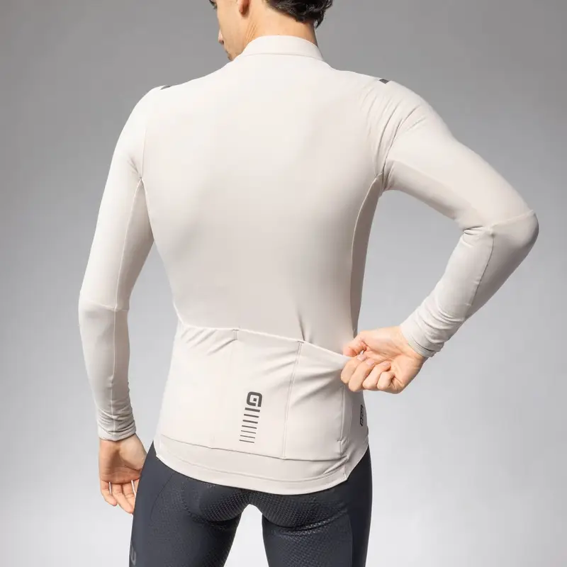 Langärmliges Warm Race R-EV1 Trikot Grau Größe XXS #4