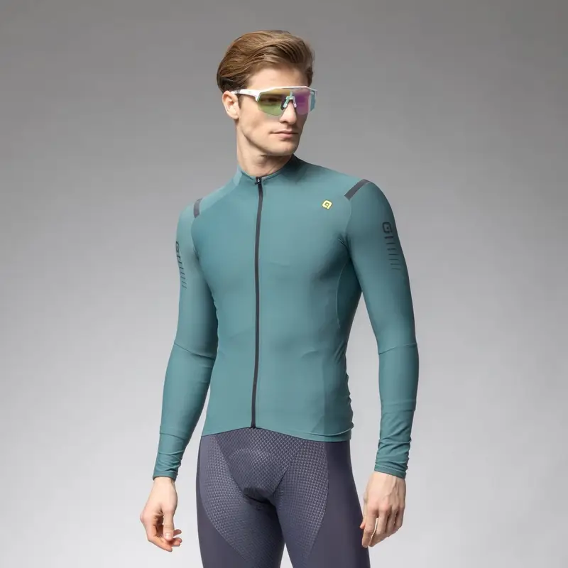 <p>Maillot à Manches Longues Warm Race R-EV1 Vert Taille XXS</p> - image