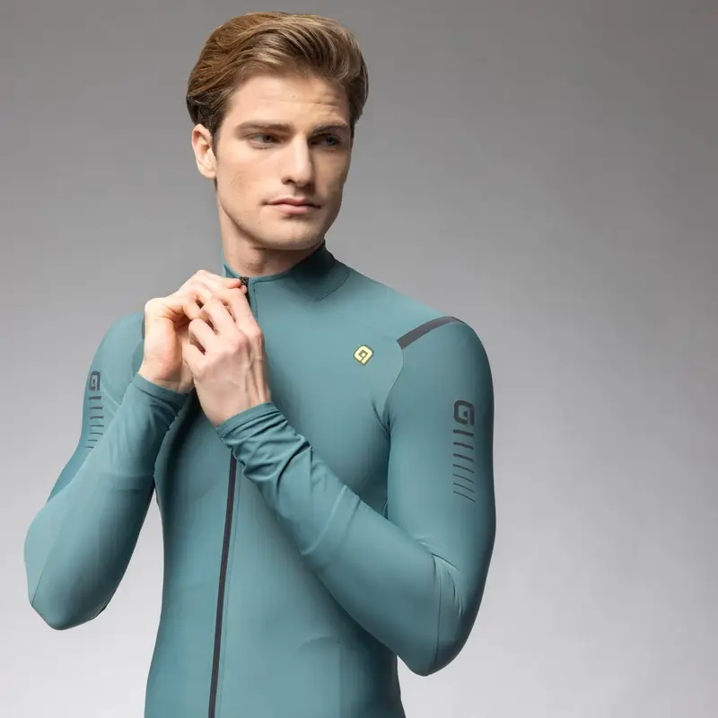 <p>Maillot à Manches Longues Warm Race R-EV1 Vert Taille XXS</p> #2
