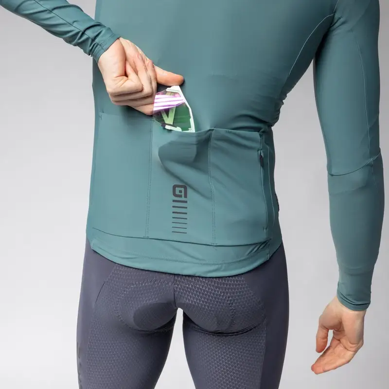 <p>Maillot à Manches Longues Warm Race R-EV1 Vert Taille XXS</p> #4