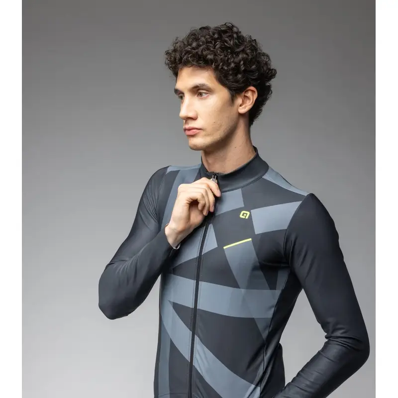 Dirección de jersey de manga larga cortes de pragma negro l #2