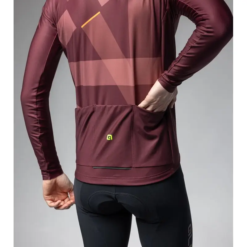 Direção de camisa de manga longa Pragma Bordeaux Tamanho xxs #4