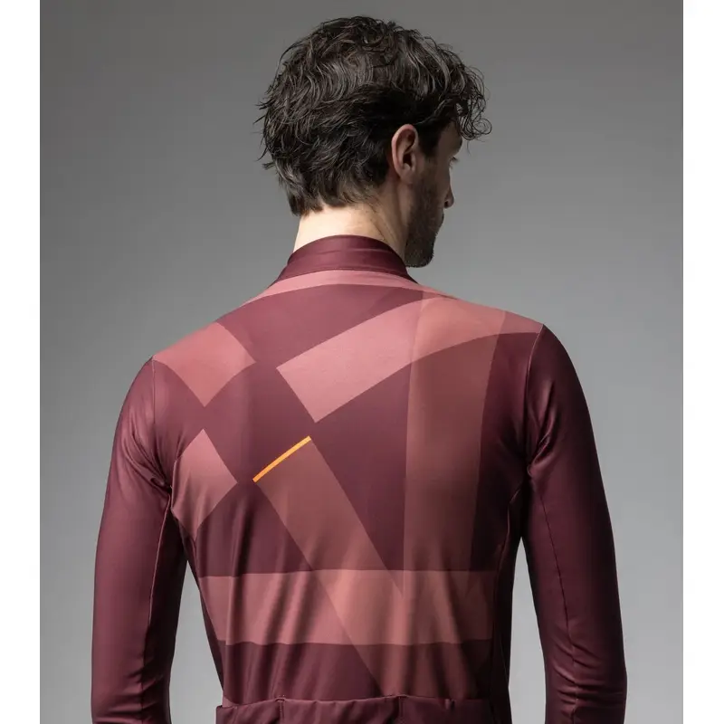 Direção de camisa de manga longa Pragma Bordeaux Tamanho xxs #5