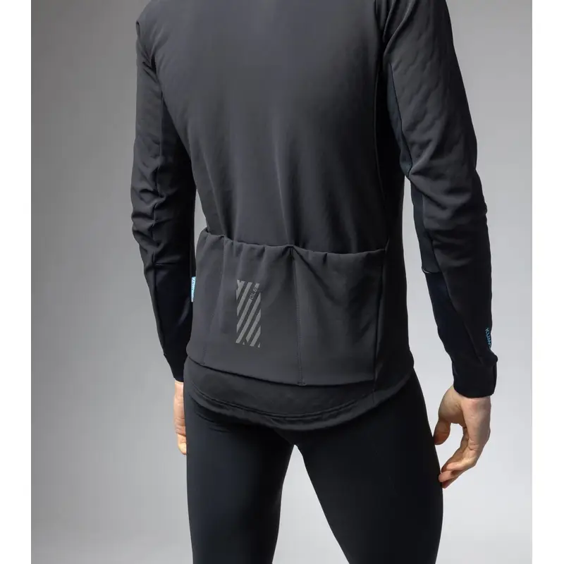 K-Double Klimatik Cortes de chaqueta negra L #5