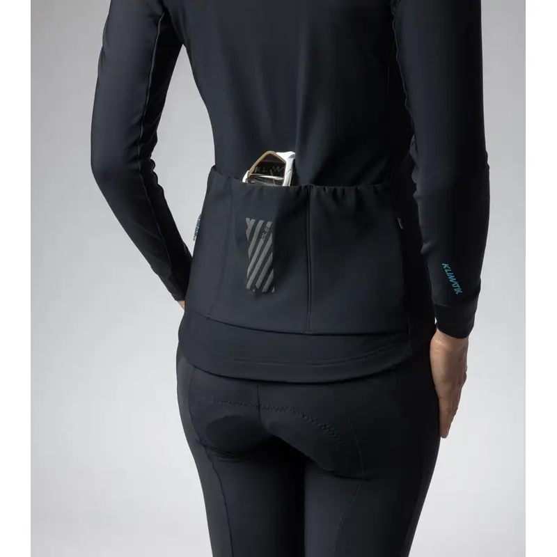 K-HYDRO KLIMATIK Camisa de manga larga Mujer negro XXXXXL #5