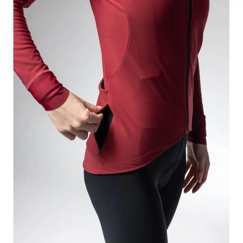 K-Hydro Klimatik Jersey de manga larga Mujeres Rojo Tamaño XXL #4