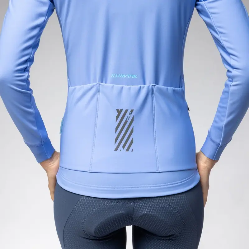<p>Chemise à Manches Longues K-Idro Klimatik Femme Bleu Taille XXS</p> #5