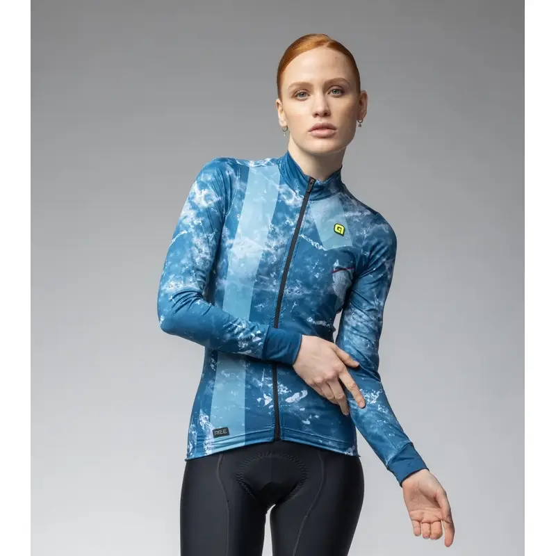 Jersey de manga comprida PR-E Mulher Blue Tamanho XXS - image