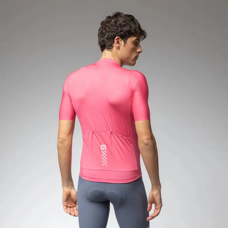 Maillot de Route Manches Courtes Color Block Pragma Flamant Rose Taille L #2