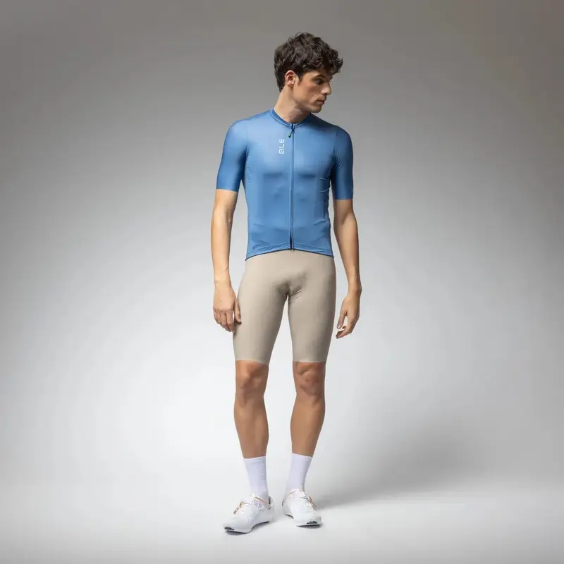 Strahlenhemd Kurzarm Color Block Pragma Blau Himmelblau Größe XXL #3