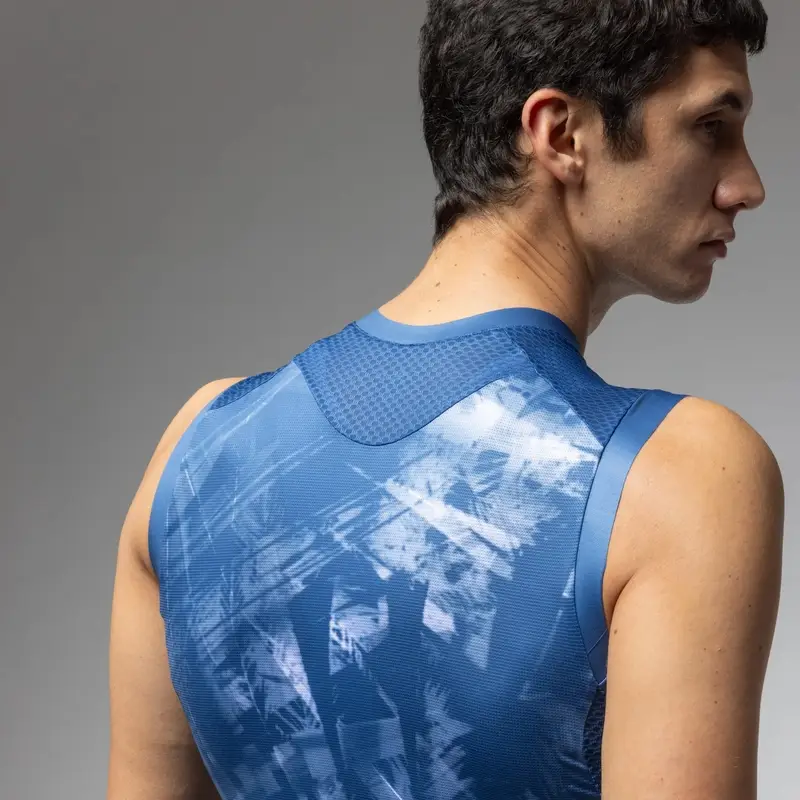 Sleeveless Road Jersey Mirror PR-E Ink Blue Size 3XL #4