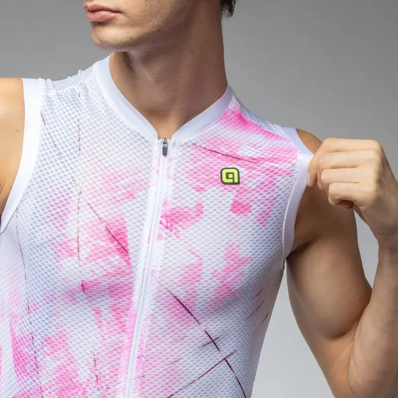 Mirror PR-E Shocking Pink Sleeveless Road Jersey Size XL #1