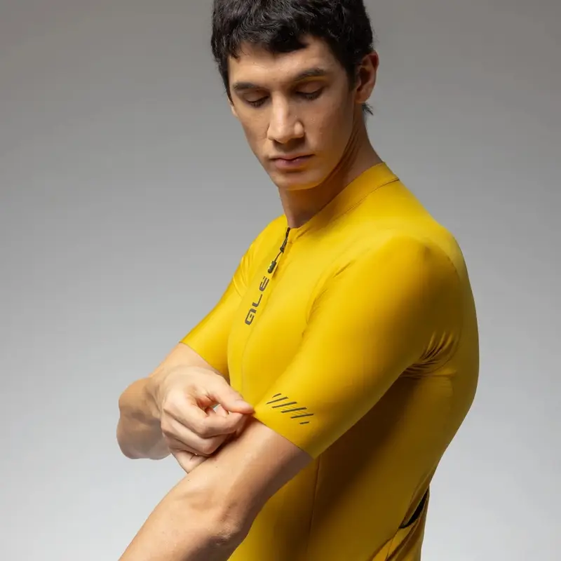 MTB Short Sleeve Color Block Off Road Pragma Ginger Size L #1