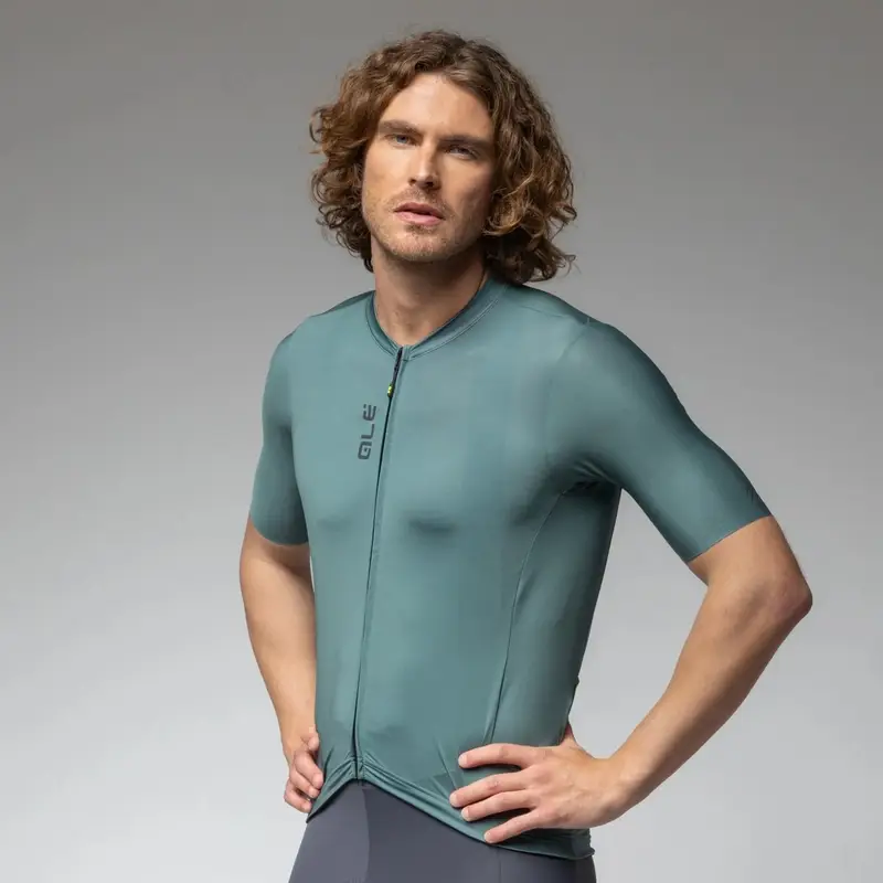 Maillot VTT Manches Courtes Color Block Off Road Pragma Vert Mousse Taille XL - image