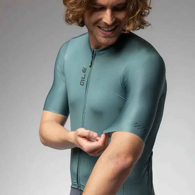 Maillot VTT Manches Courtes Color Block Off Road Pragma Vert Mousse Taille XL #1