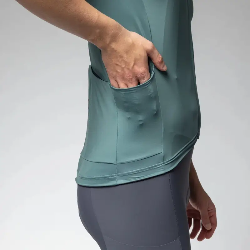 Maillot VTT Manches Courtes Color Block Off Road Pragma Vert Mousse Taille 4XL #4