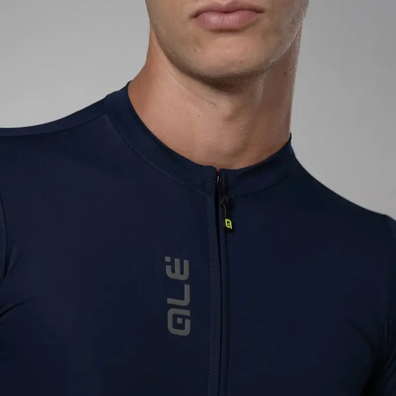 Maillot de Route Manches Longues Color Block Pragma Bleu Marine Taille M #1