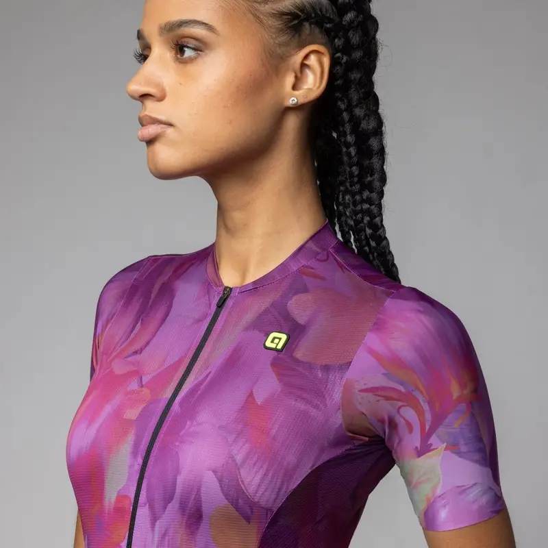 Maglia A Maniche Corte Jardin PR-E Donna Lilla Taglia XXS #3