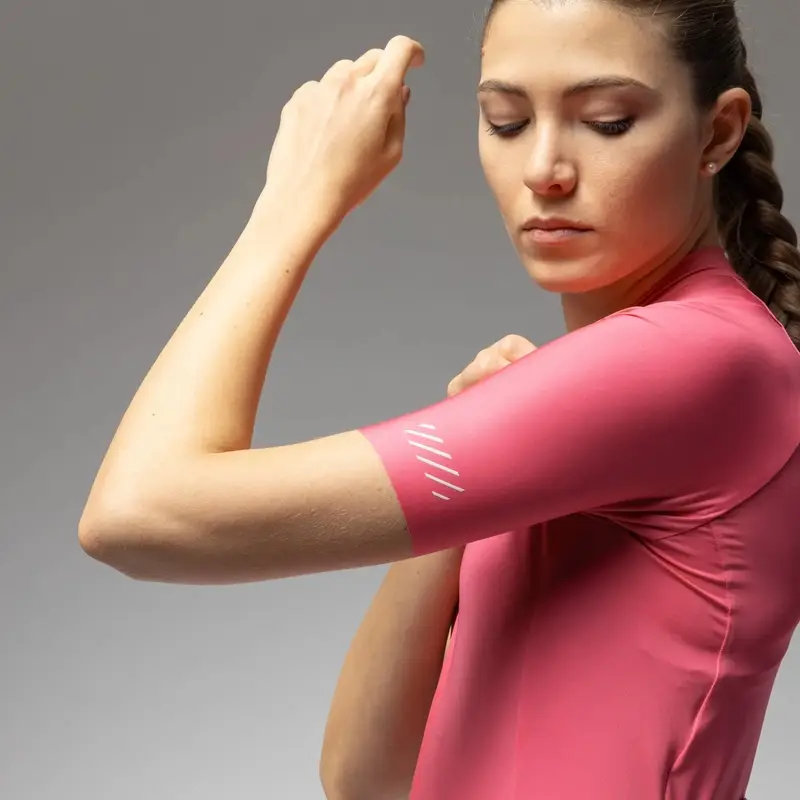 Frauen Kurzarm Trikot Color Block Pragma Flamingo Größe XS #1