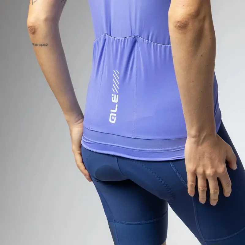 Strahlen-Trikot Kurzarm Damen Color Block Pragma Jacaranda Größe L #4