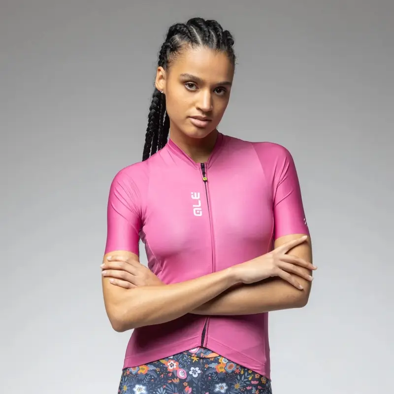 Camisola Estrada Manga Curta Mulher Color Block Pragma Blush Tamanho XXS - image