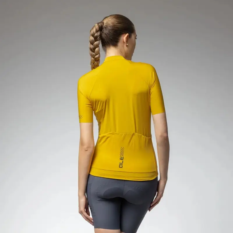 Women's Short Sleeve MTB Jersey Color Block Off Road Pragma Ginger Size XS #2