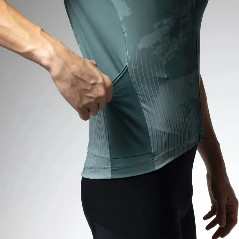 Road Short Sleeve Jersey Krakatoa Off Road Gravel Moss Green Size S #3