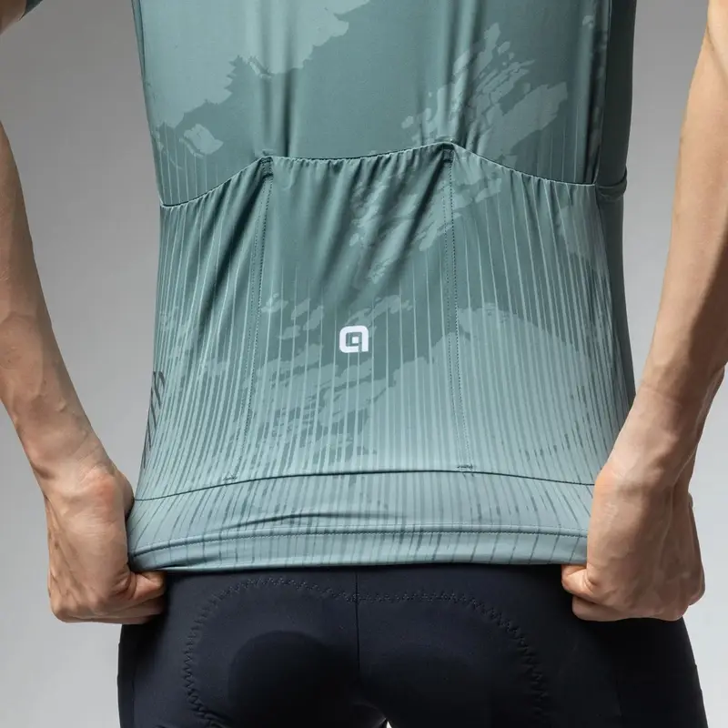 Road Short Sleeve Jersey Krakatoa Off Road Gravel Moss Green Size S #5