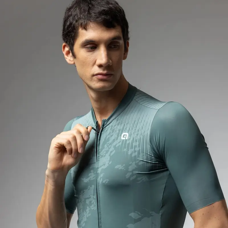 Road Short Sleeve Jersey Krakatoa Off Road Gravel Moss Green Size M #1