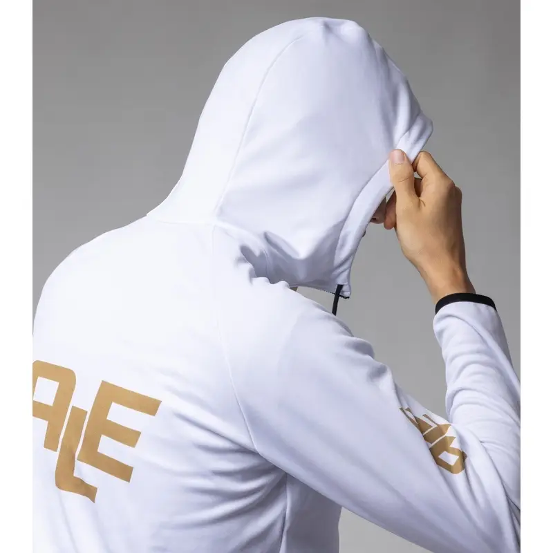 Sudadera con capucha del logotipo blanco xxxl tamaño #4