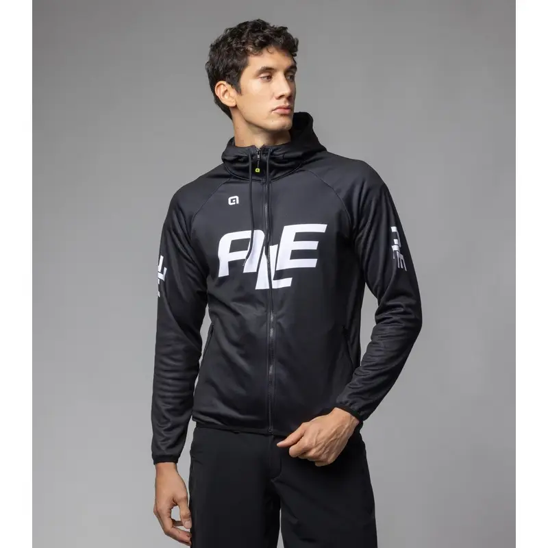 Sudadera con capucha del logotipo negro tamaño xxs - image