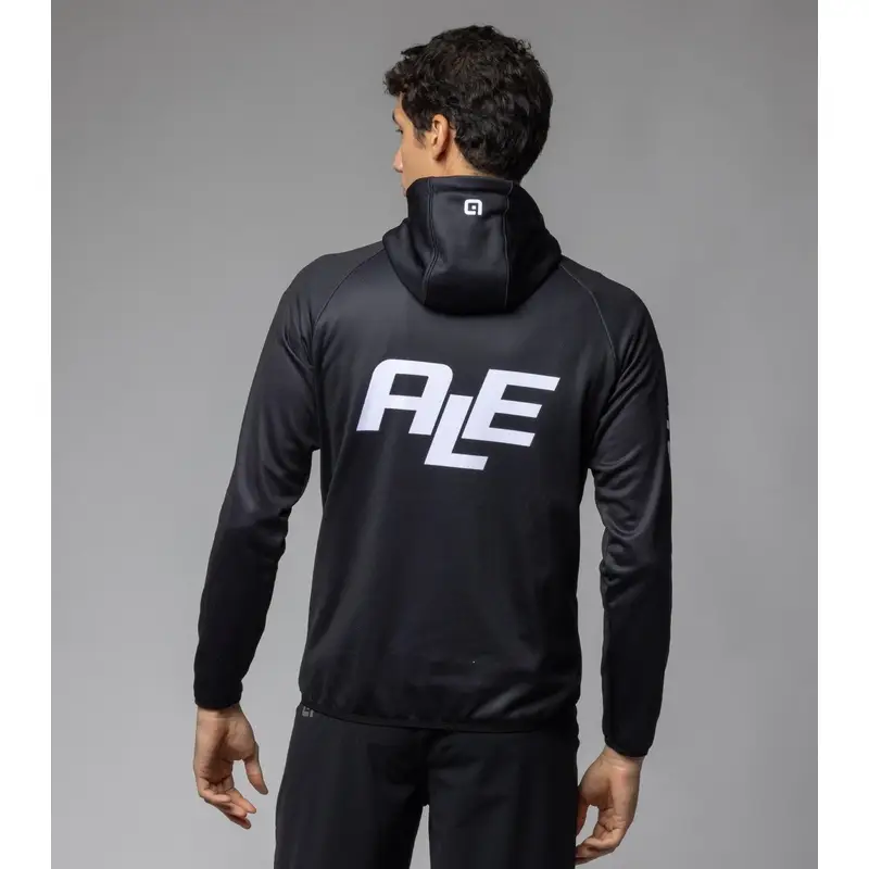 Sudadera con capucha del logotipo negro tamaño xxs #1