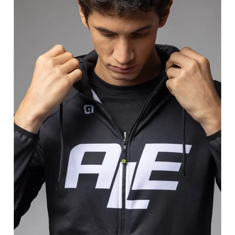 Sudadera con capucha del logotipo negro tamaño xxs #3
